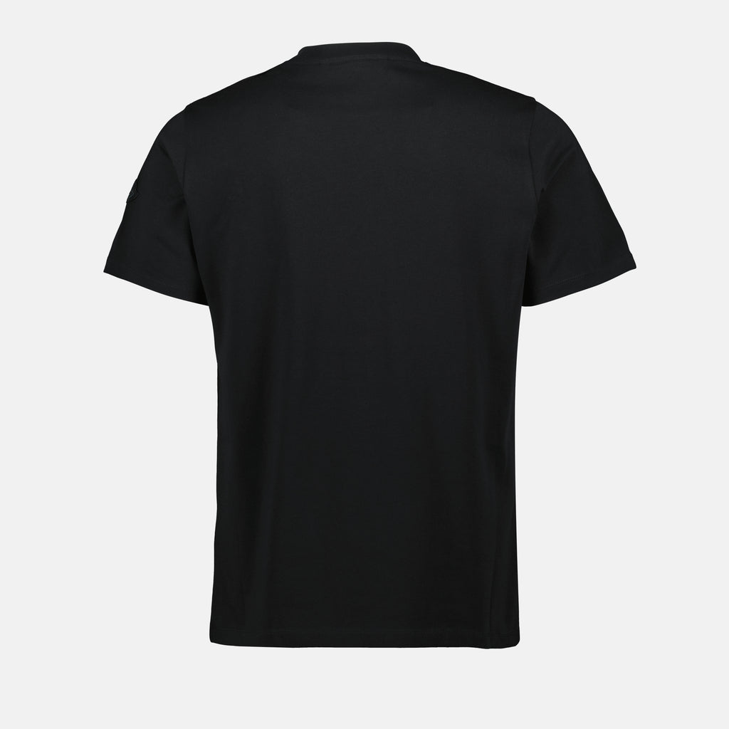 Camisetas T-shirt noir à logo Moncler Preto Homme