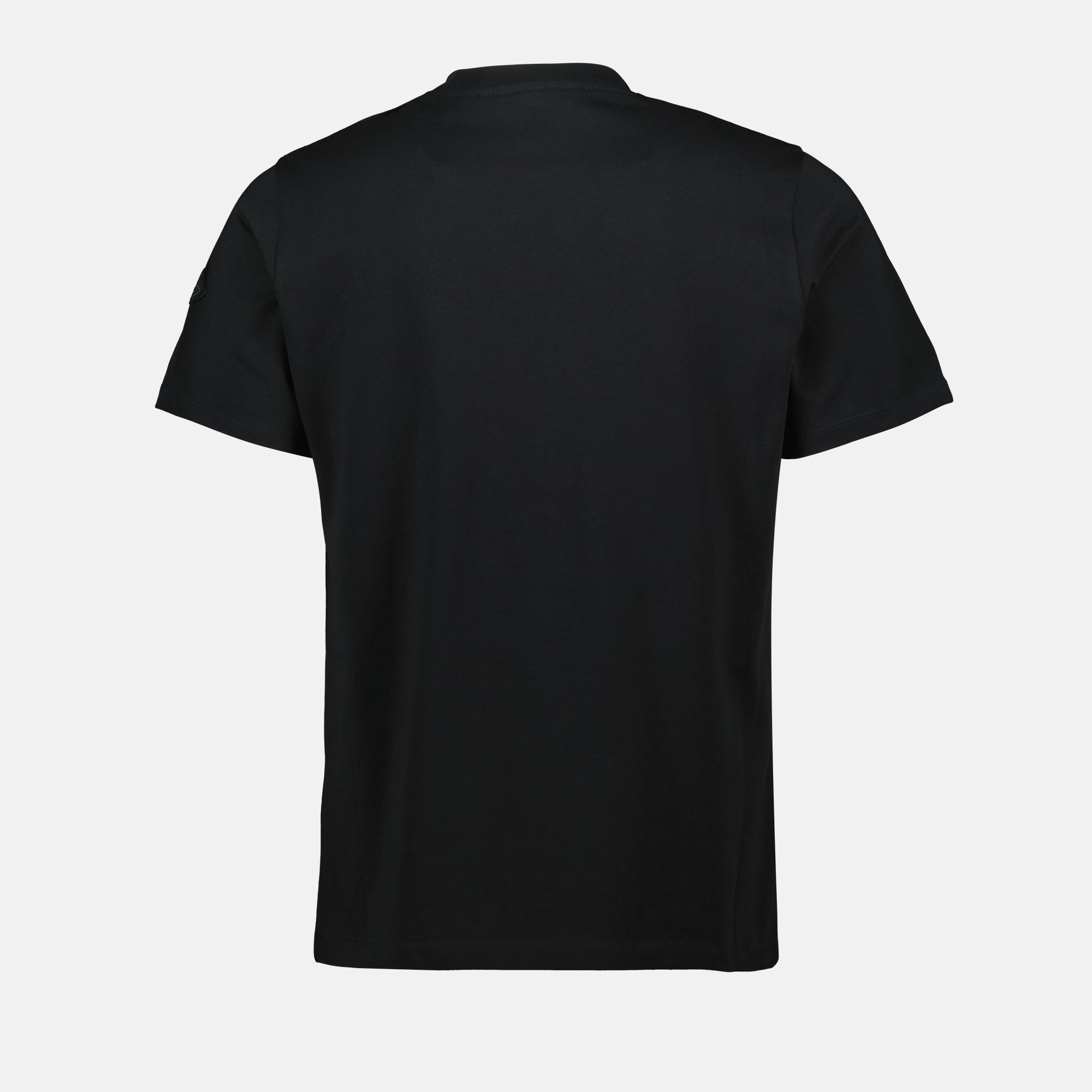 Camisetas T-shirt noir à logo Moncler Preto Homme