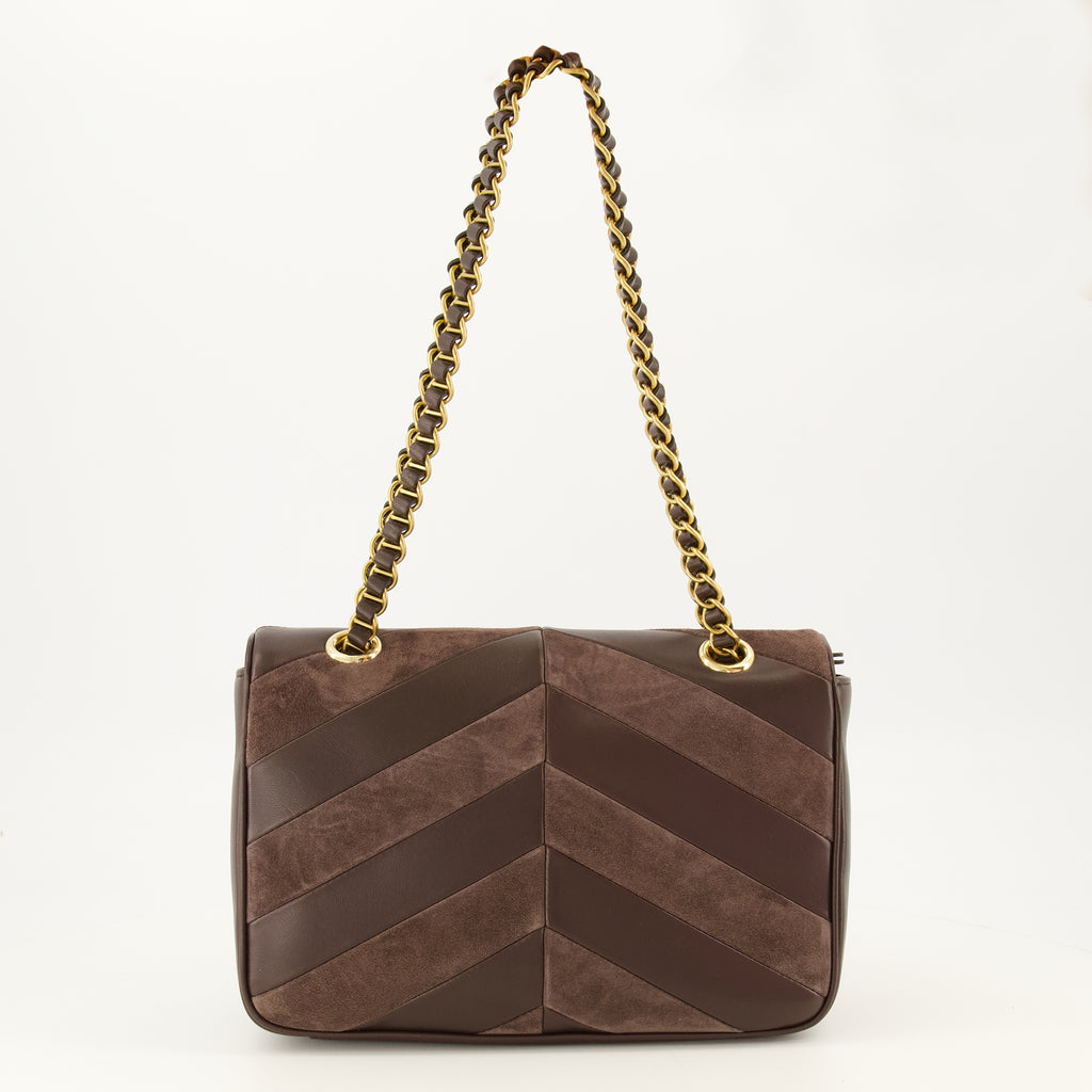 Sacs à main et épaule Djuna Mittelbraune Lederhandtasche Valentino Garavani Marron Femme