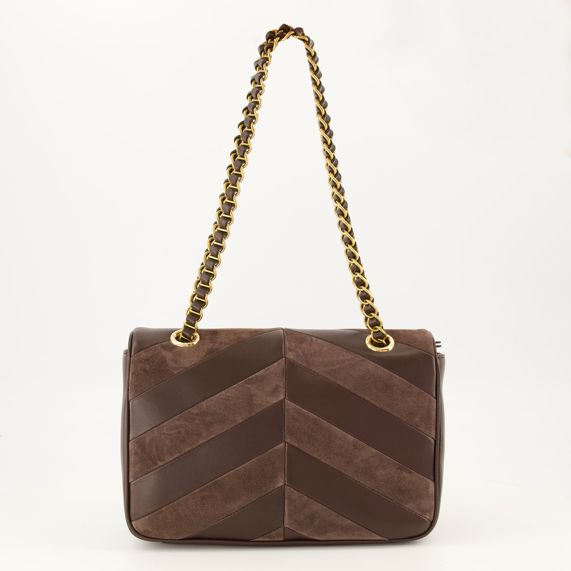 Sacs à main et épaule ジュナ ミディアム ブラウン レザー バッグ Valentino Garavani Marron Femme