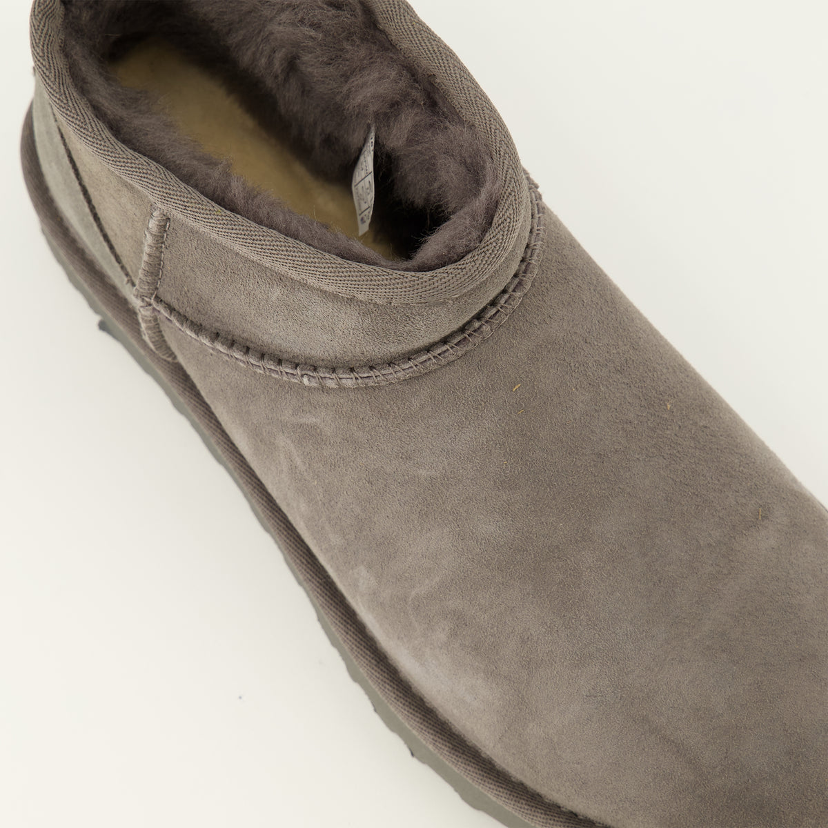 Bottines Classic Ultra Mini Grey Boots Ugg Gris Femme