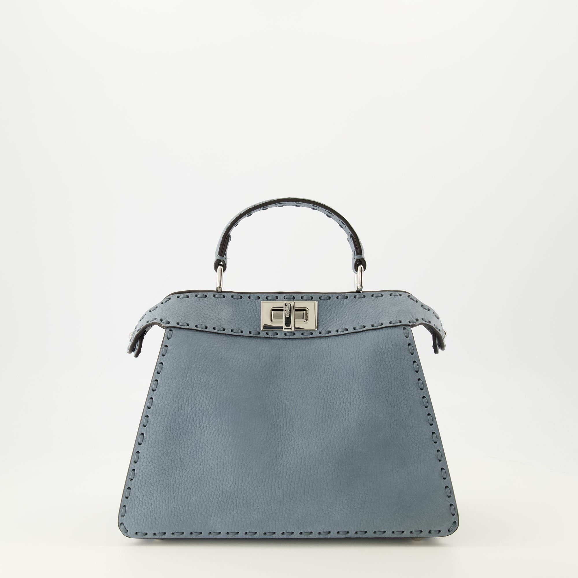 Image de l'article Sac Peekaboo I See U small bleu de la marque Fendi pour Femme - Saison Printemps-Été 2026 - Vue de Dos