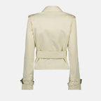 Manteaux Tench court Burberry Beige Femme