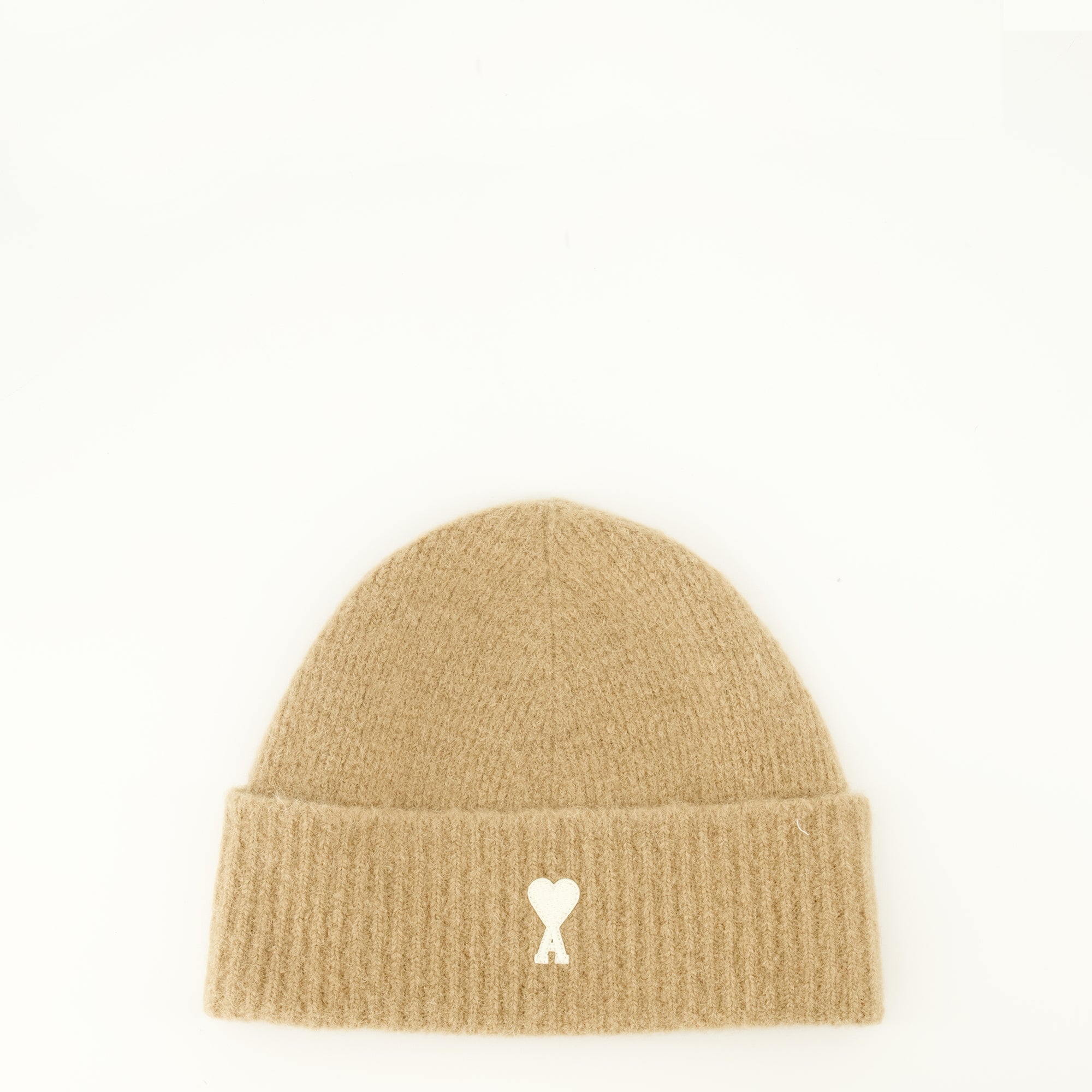 Chapeaux, casquettes et bonnets 베이지 알파카 비니 Ami PARIS Beige Unisexe
