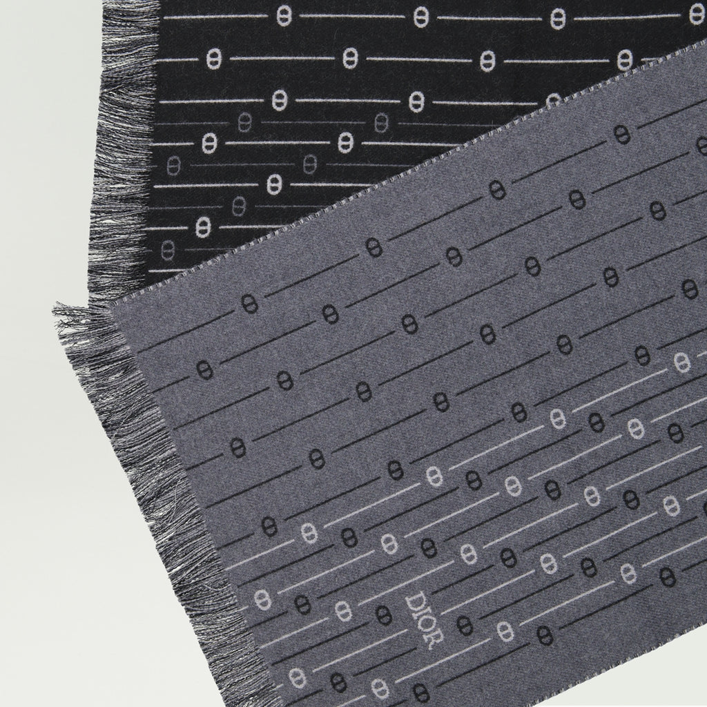 Écharpes, foulards et gants Écharpe CD Icon Dior Gris Homme