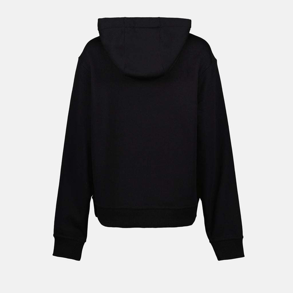 Moletons Sweatshirt com Capuz e Logótipo Burberry Preto Femme