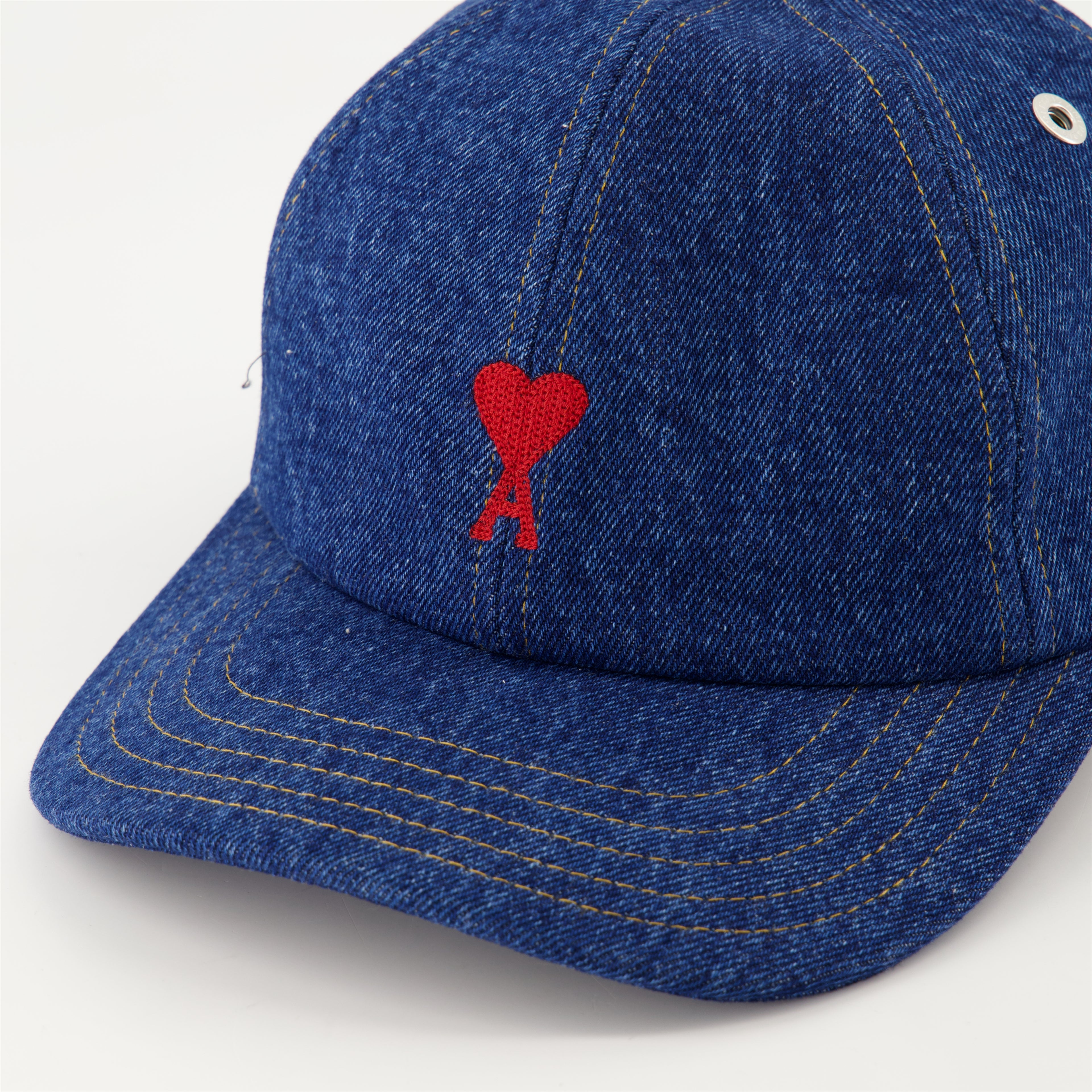 Chapeaux, casquettes et bonnets Casquette Ami de Coeur Ami PARIS Bleu Unisexe
