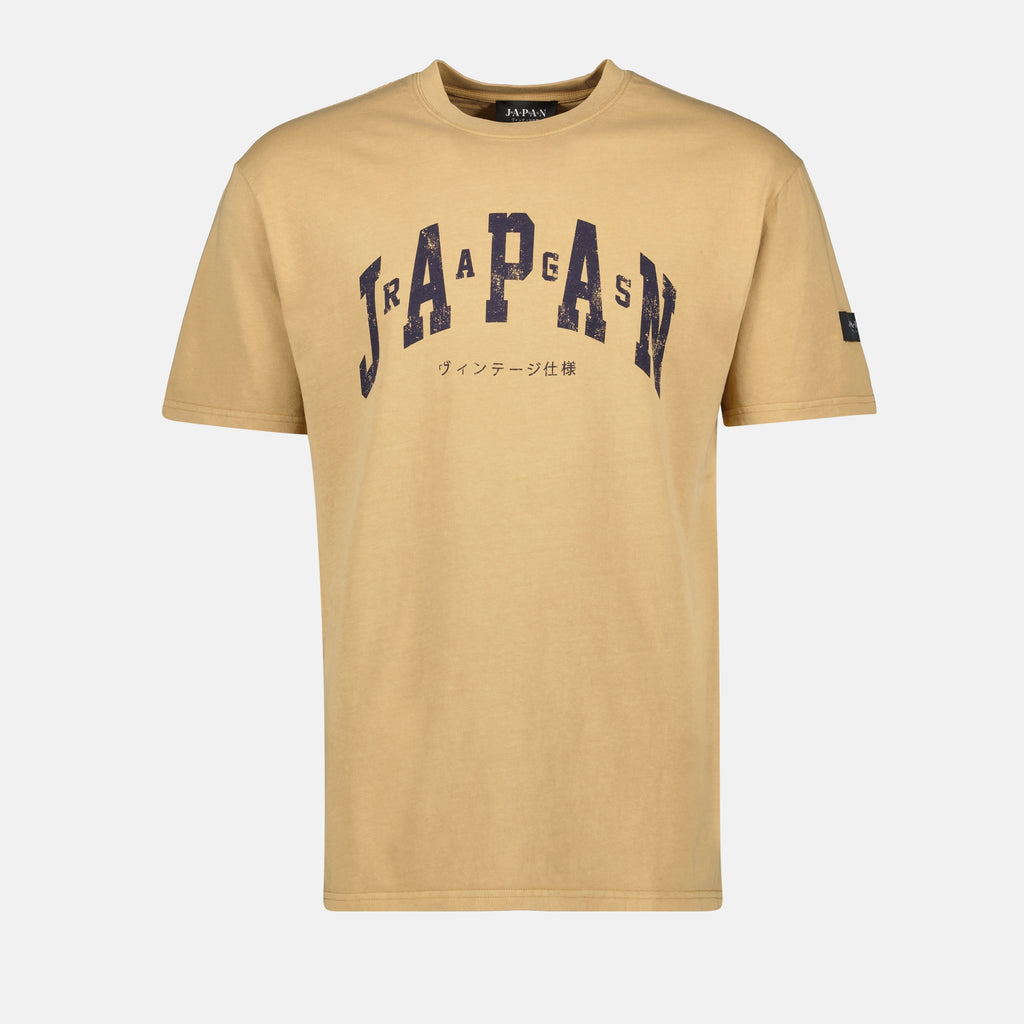 T-shirt T-shirt Seiya Japan Rag Beige Homme