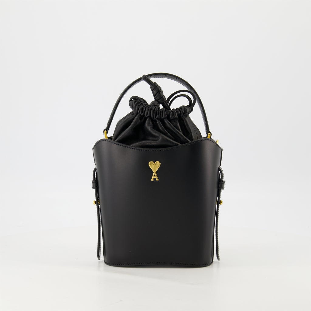 Bolsas bucket Saco Bucket Paris Ami PARIS Preto Femme