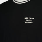 Camisetas T-shirt slogan sport Drole De Monsieur Negro Homme