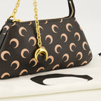 Sacs à main et épaule Borsa Moon in Canvas Nera Marine Serre Noir Femme