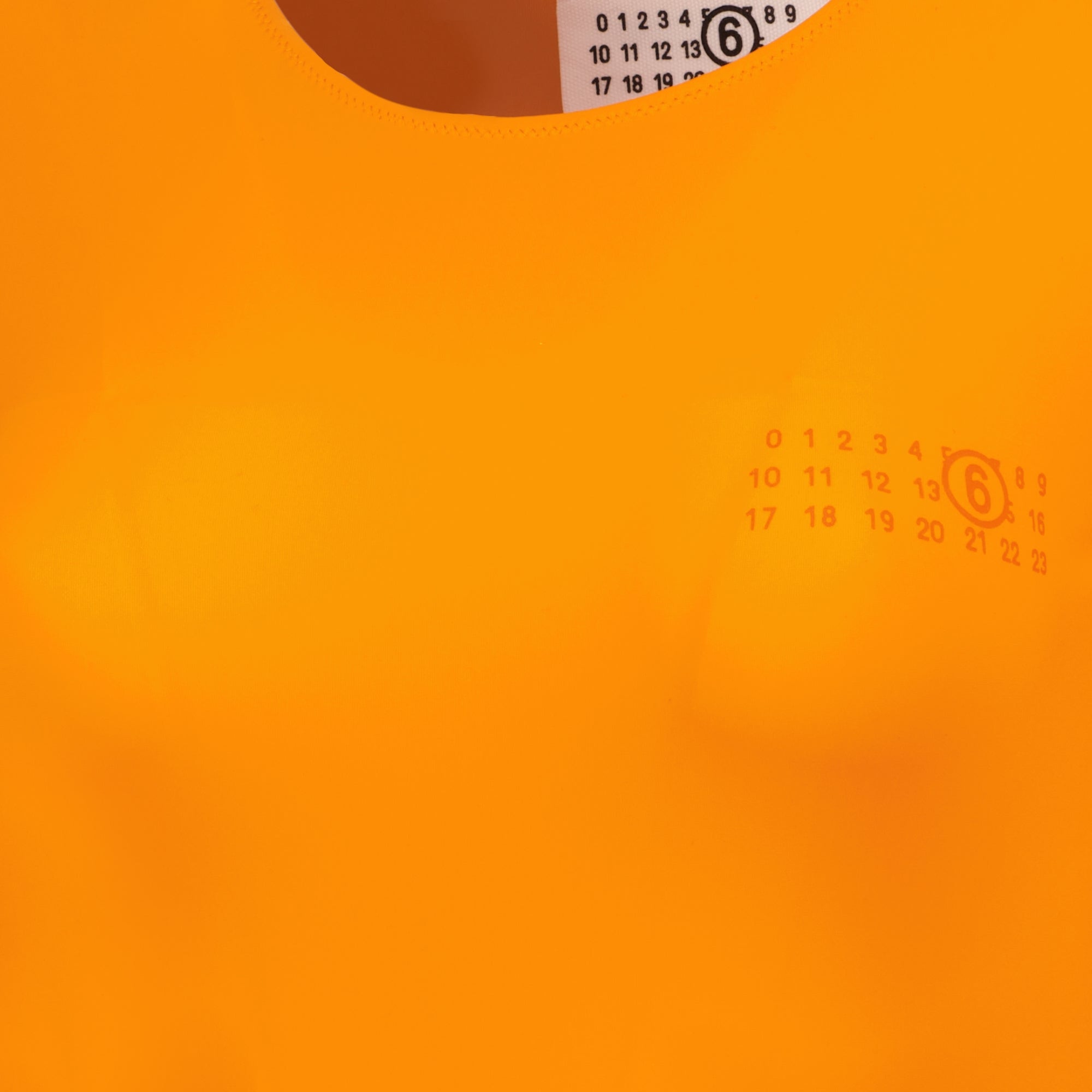 Tops Long Sleeve Bodysuit Mm6 Orange Femme