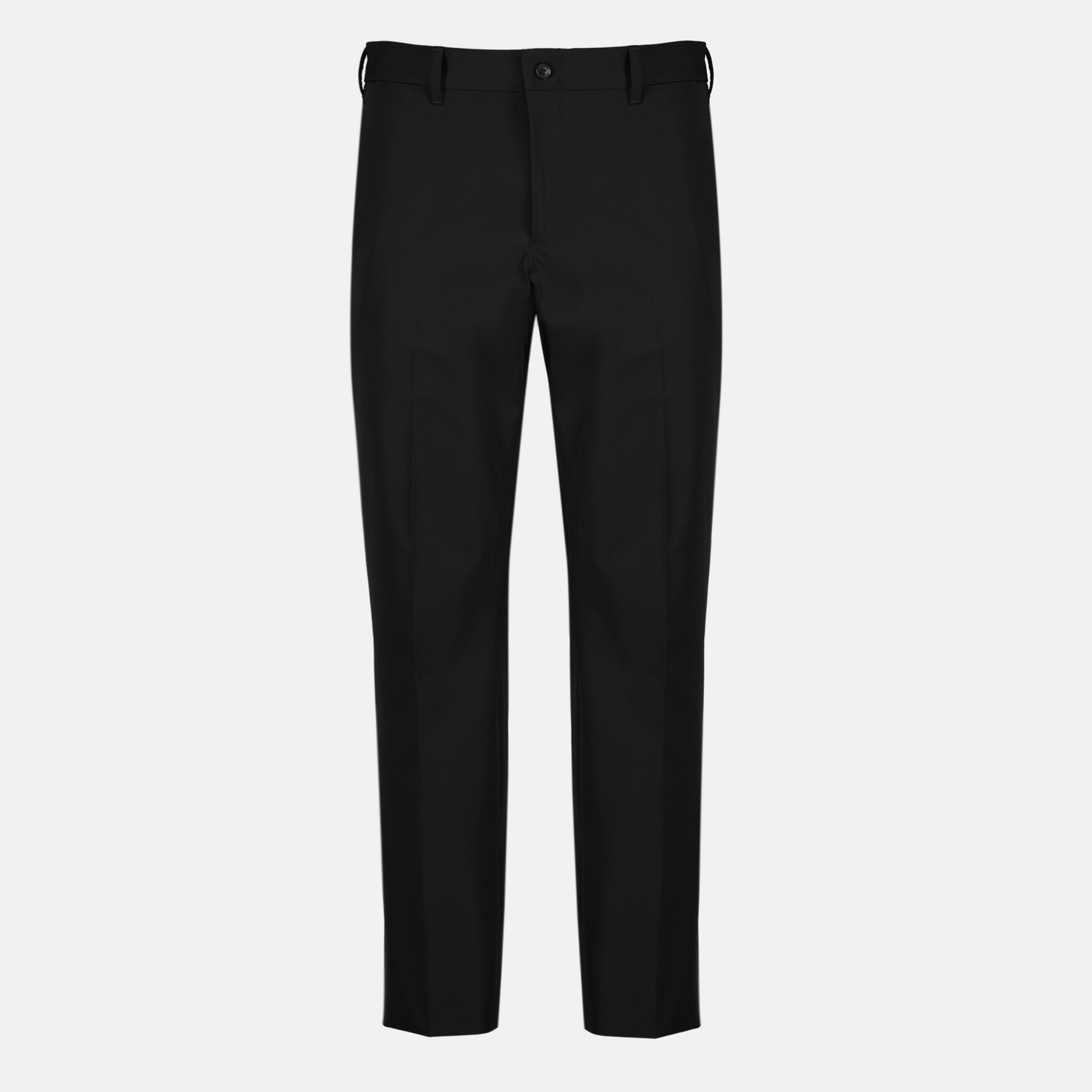 Pantalons Black Stretch Fabric Pants Prada Noir Homme