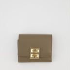 Kleine lederwaren Portefeuille 4G Givenchy Braun Femme