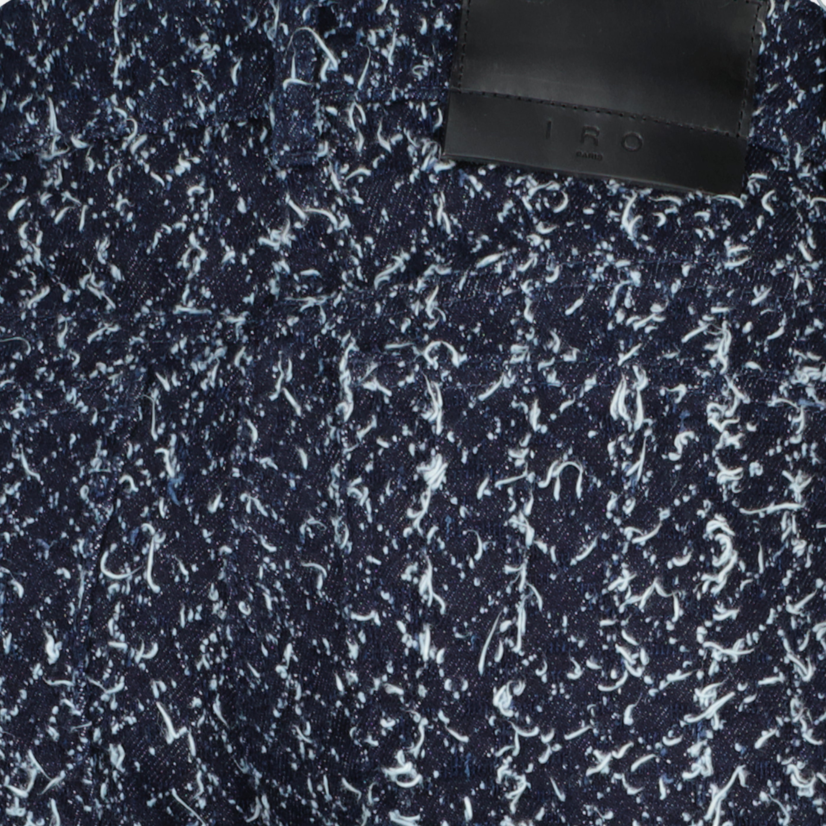 Pantalons Straight Blue Boucle Denim Jean Iro Bleu foncé Femme