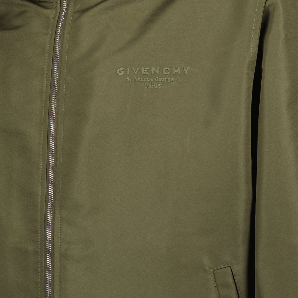 Vestes Giacca a vento Polyfaille Givenchy Kaki Homme