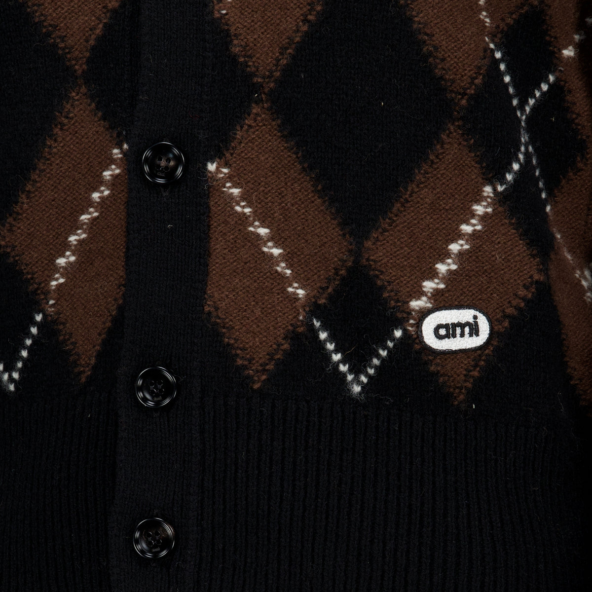 Maille Cardigan en laine marron Ami PARIS Marron Femme