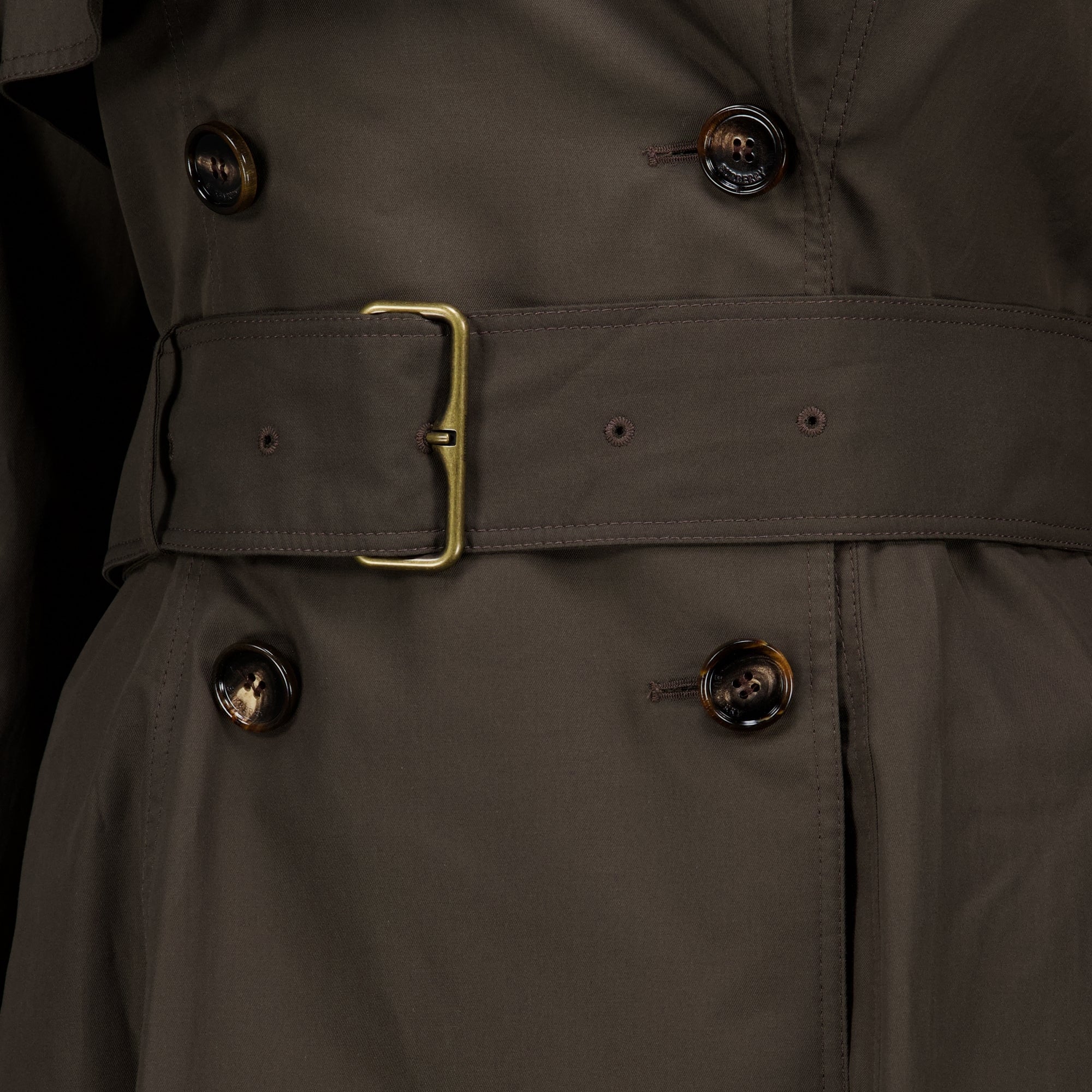Manteaux Trench long Pembury en gabardine marron Burberry Marron Femme