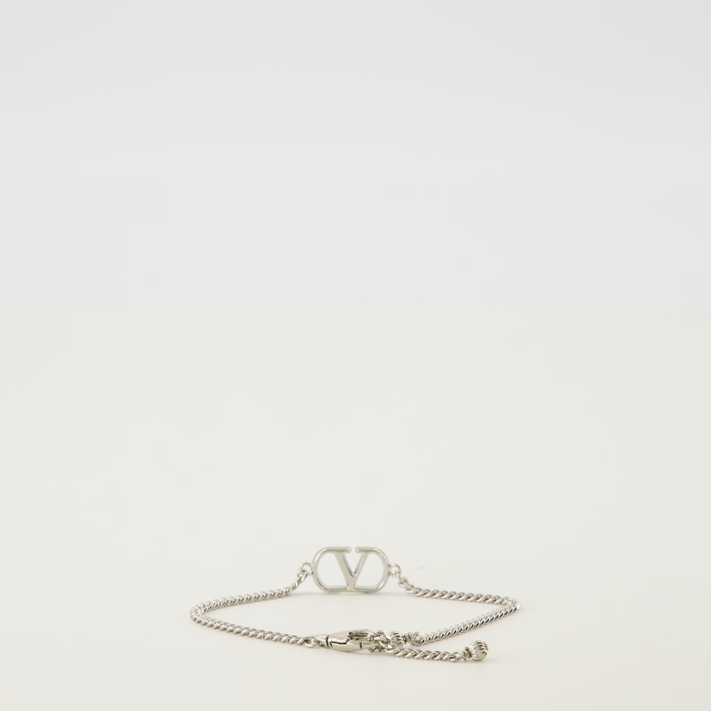 Bijoux VLogo 실버 브레이슬릿 Valentino Garavani Argenté Homme