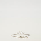 Bijoux Bracelet VLogo argenté Valentino Garavani Argenté Homme