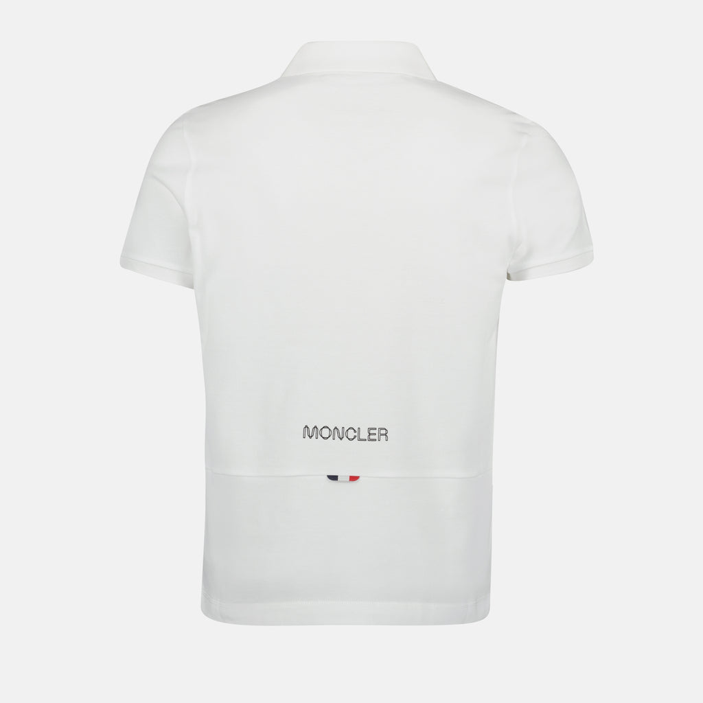 Poloshirts Polo à logo Moncler Weiß Homme