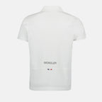 Poloshirts Polo à logo Moncler Weiß Homme