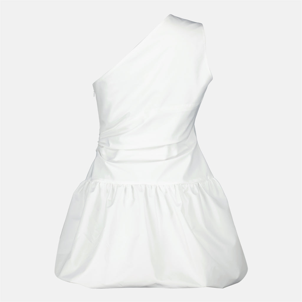 Image of the Patou brand white mini bloomer dress for women - Spring-Summer 2026 - Back view