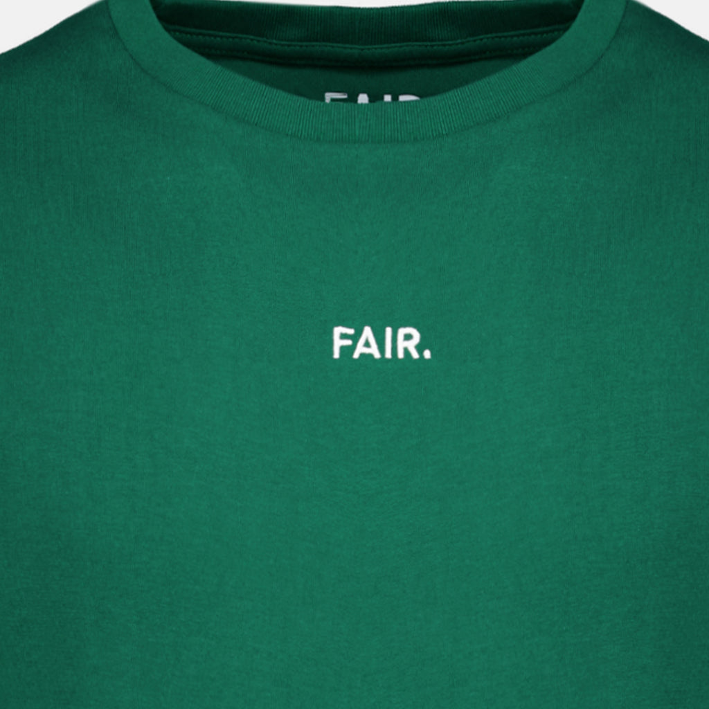 T-shirts T-Shirt Verde Básico Fair Vert Homme