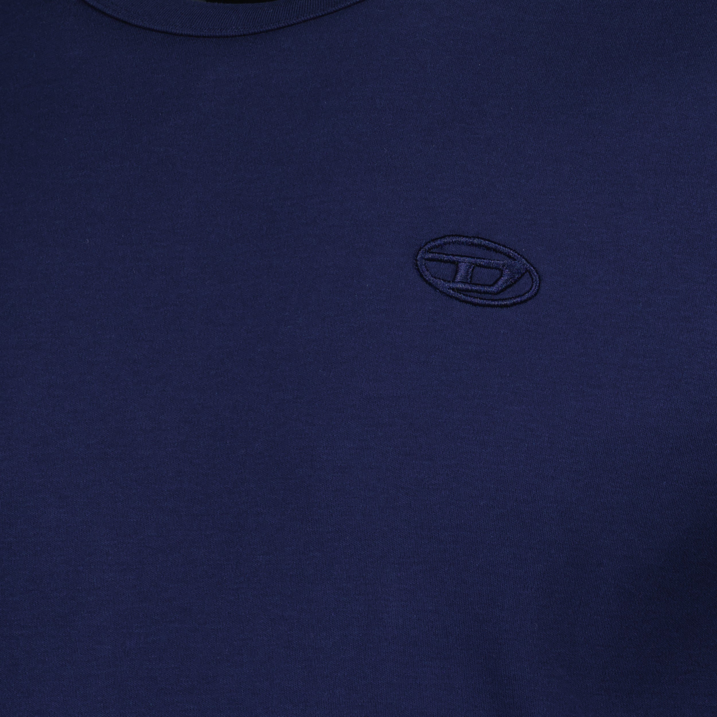 T-shirt T-shirt bleu T-Adjust-Slits Diesel Blu Homme