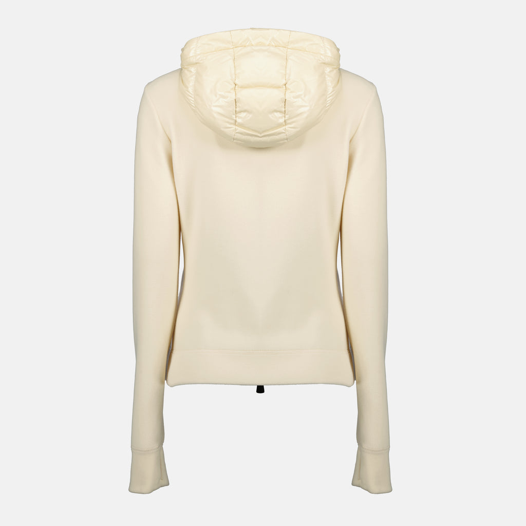 Image de l'article Cardigan zippé de la marque Moncler Grenoble pour Femme - Saison Automne-Hiver 2025 - Vue de Dos