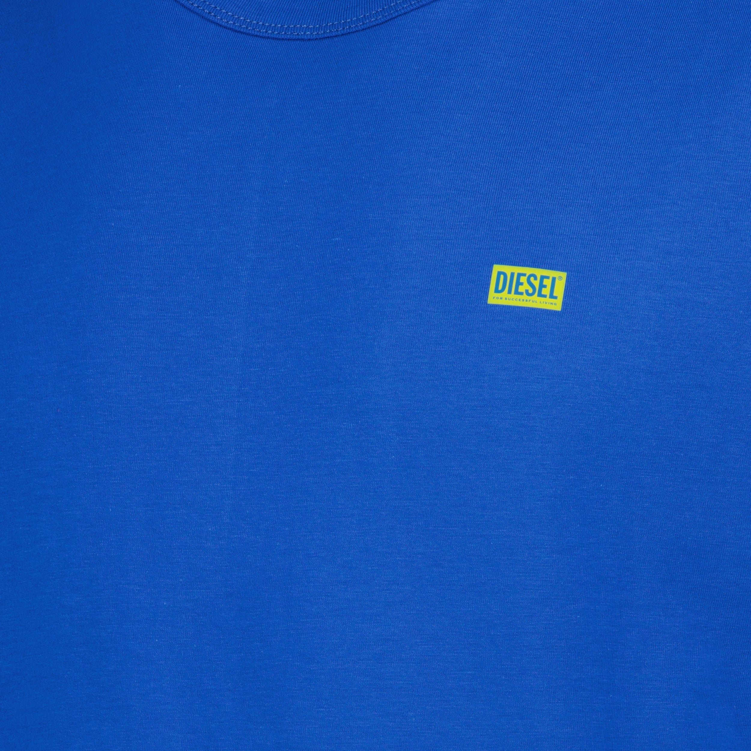 T-shirts T-shirt bleu T-Boxt-R30 Diesel Bleu Homme