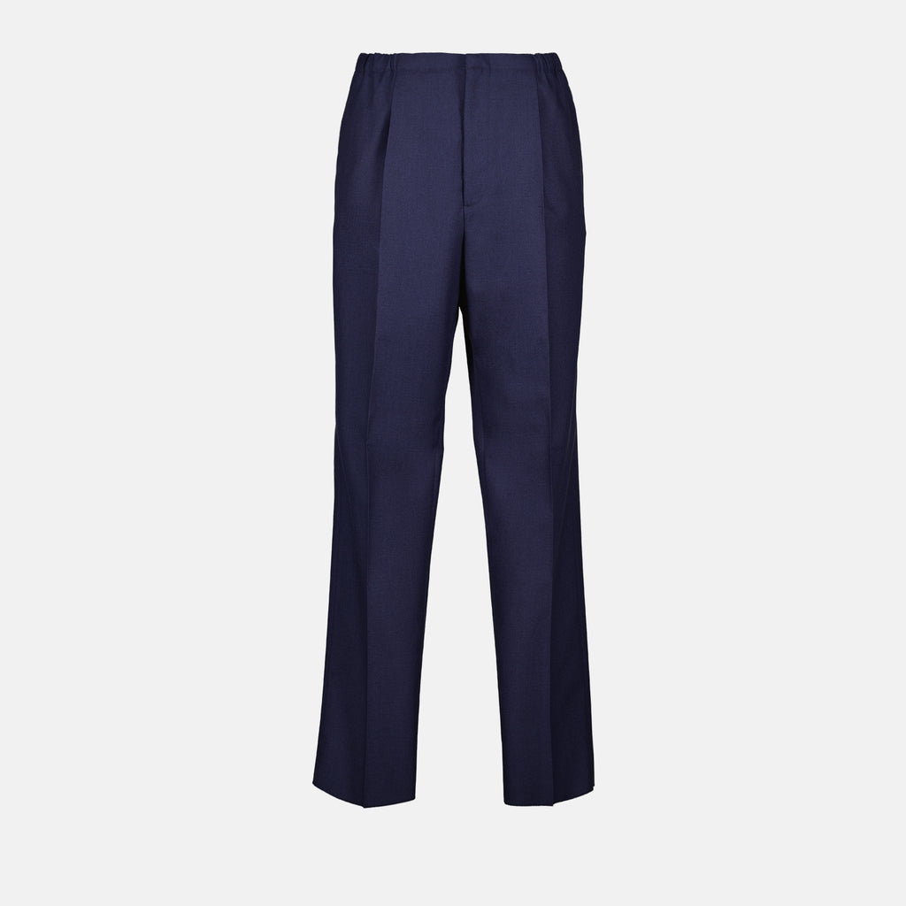 Pantalons Pantalon à pinces Fendi Bleu foncé Homme