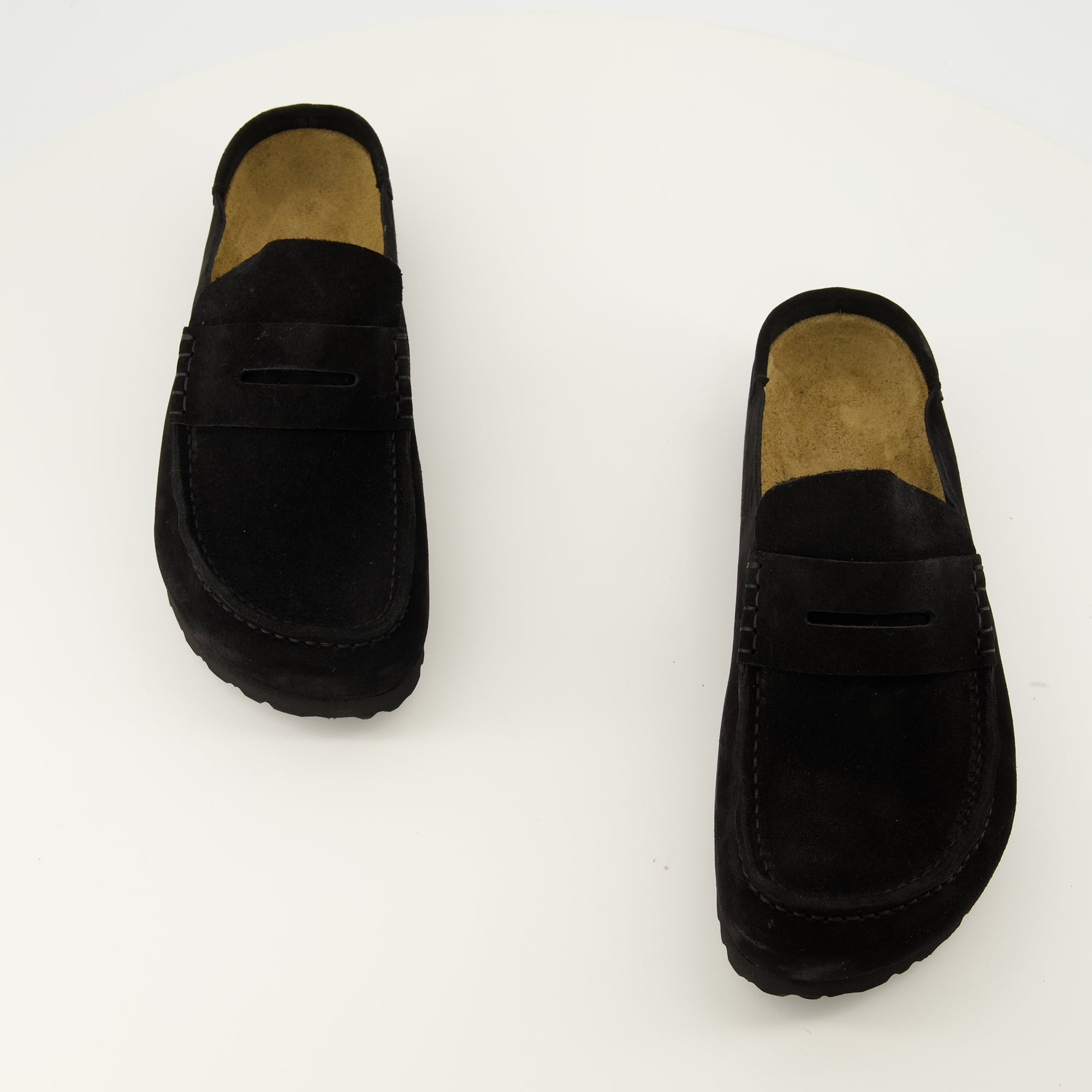 Chaussures ouvertes Mules Negros Envueltos Naples Birkenstock Noir Unisexe
