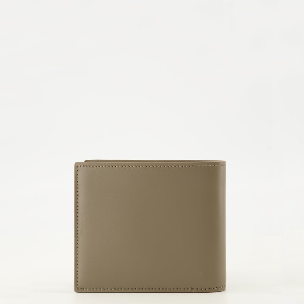 Image de l'article Portefeuilles Saint Laurent Paris en cuir beige de la marque Saint Laurent pour Homme - Saison Printemps-Été 2026 - Vue de Dos