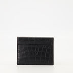 Imagen del porta tarjetas Saint Laurent Paris de la marca Saint Laurent para Hombre - Temporada Otoño-Invierno 2025 - Vista Trasera