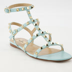 Sapatos abertos Sandálias Rockstud Valentino Garavani Azul Femme