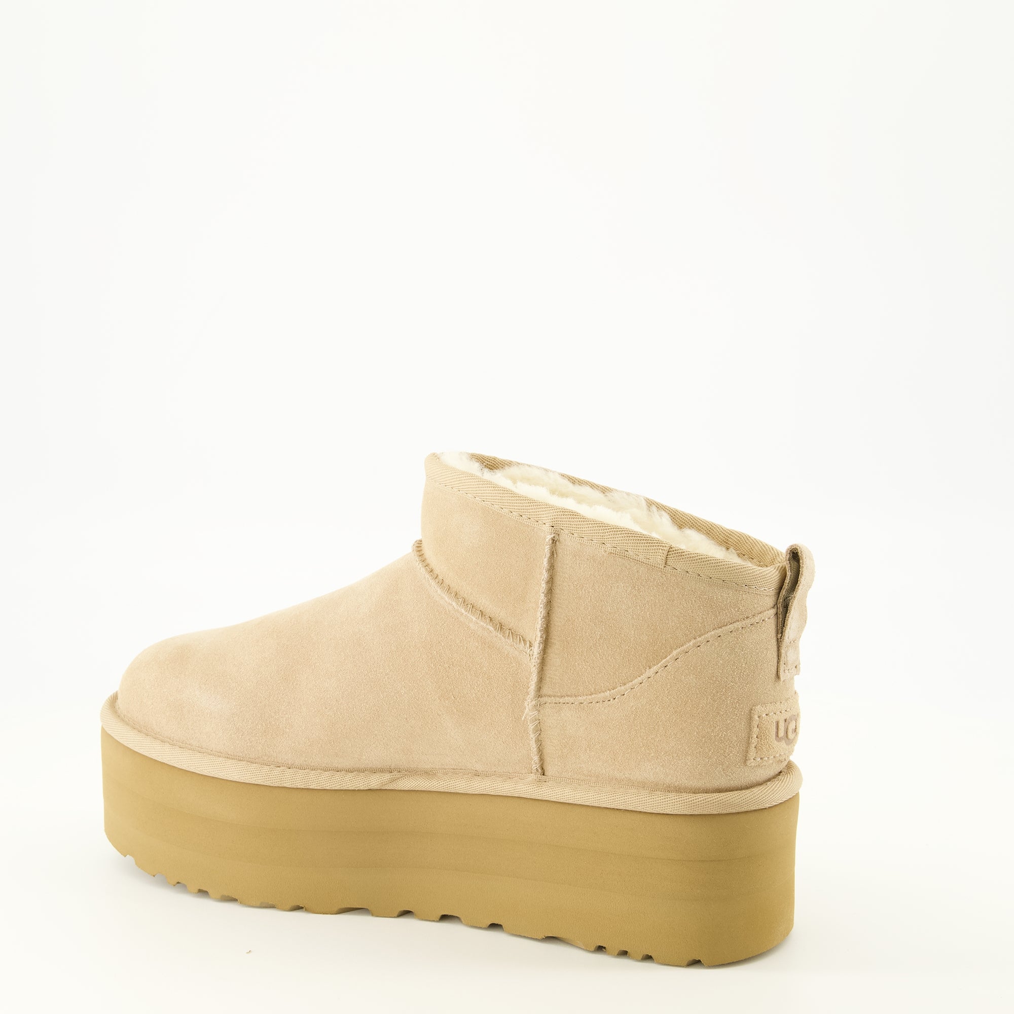 Bottines Classic Ultra Mini Platform Boots Beige Ugg Beige Femme