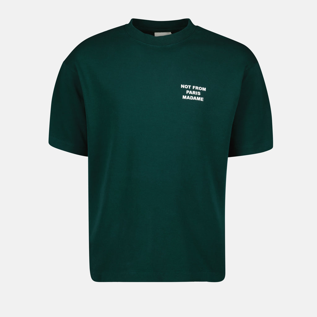 T-shirts T-shirt Slogan vert Drole De Monsieur Vert Homme