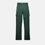 Calças Calças Cargo de Lã Drole De Monsieur Verde Homme
