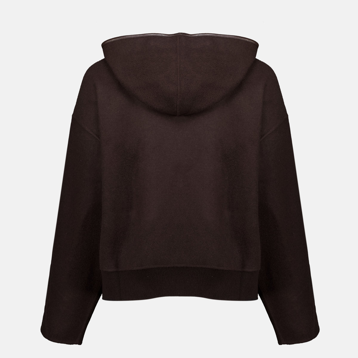 Sweatshirts Braune Zip-up Kapuzenjacke Max Mara Marron Femme