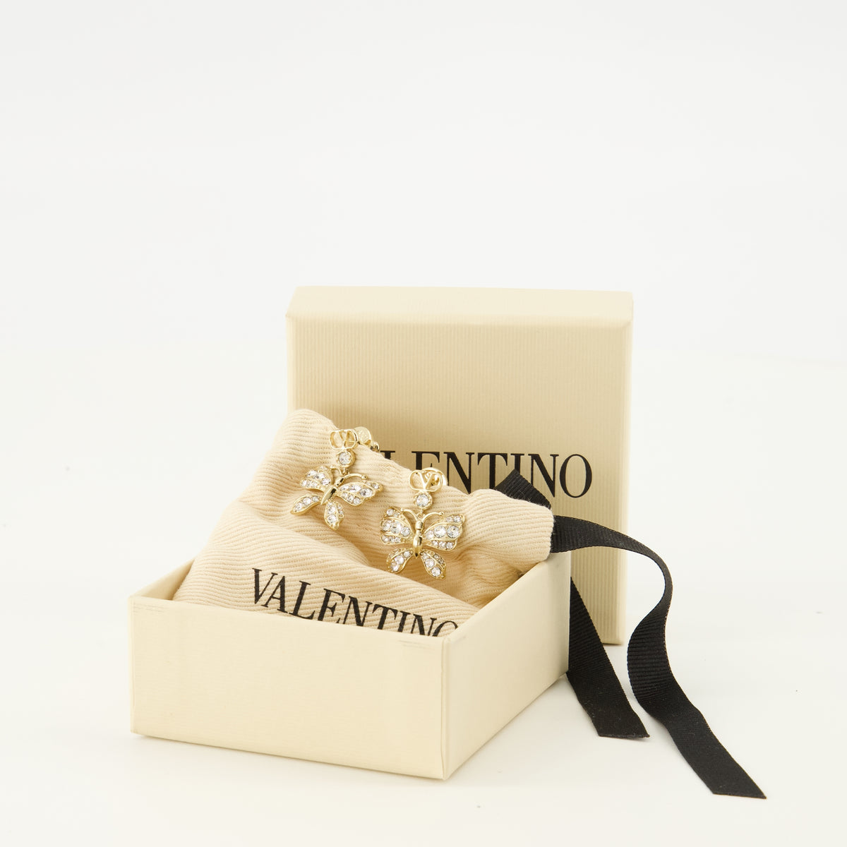 Bijoux Flutterby Earrings Swarovski® Crystals Valentino Garavani Argenté Femme