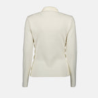 Vestes Veste bi-matière Moncler Blanc Femme