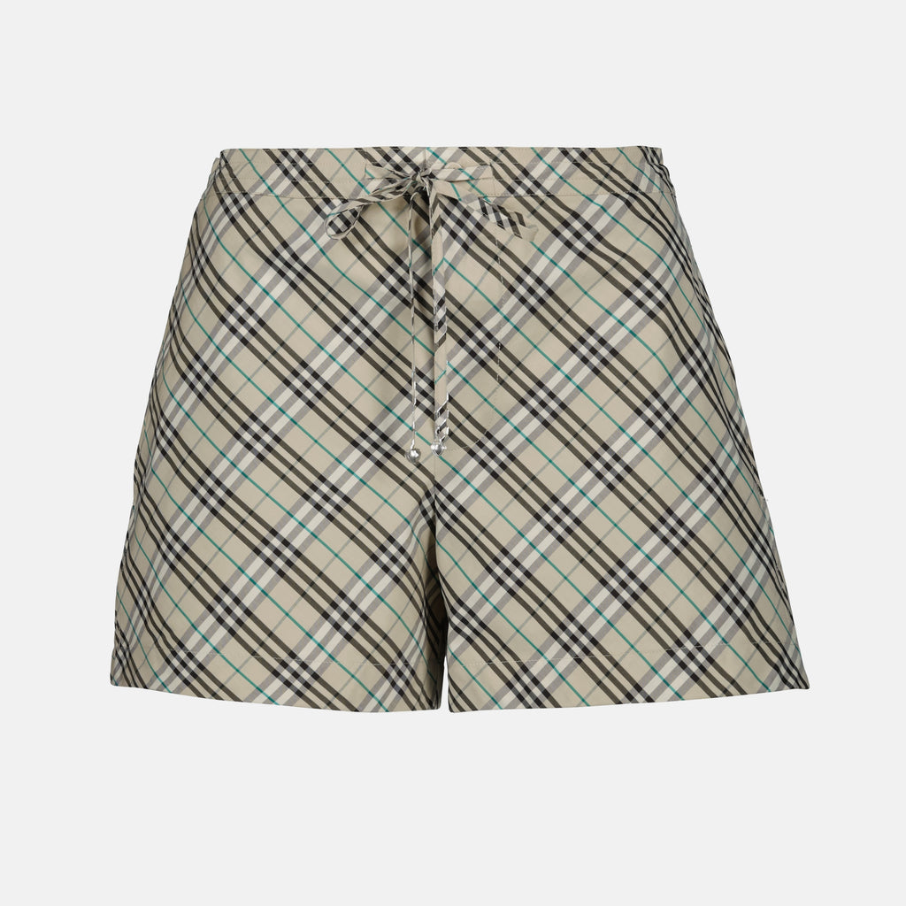 Shorts Checked Shorts Burberry Beige Femme