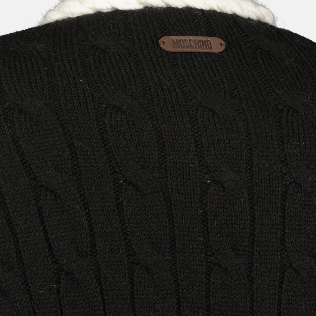 Imagem da Jaqueta de Lã Moschino para Mulher - Época Outono-Inverno 2025 - Vista Detalhada_6