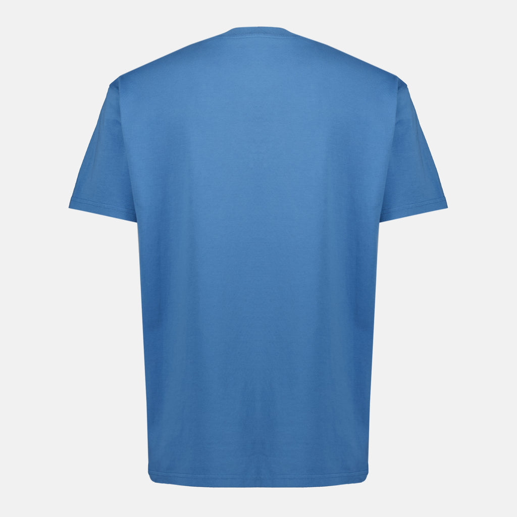 Image de l'article T-shirt Givenchy Paris bleu clair de la marque Givenchy pour Homme - Saison Printemps-Été 2026 - Vue de Dos