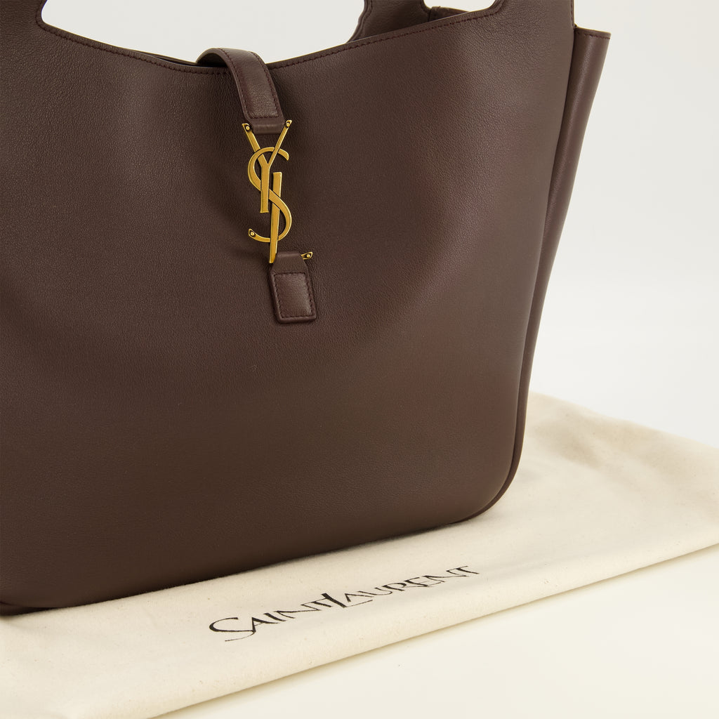 Sacs à main et épaule Le 5 à 7 Bea Bag en Cuero Burdeos Saint Laurent Marron Femme