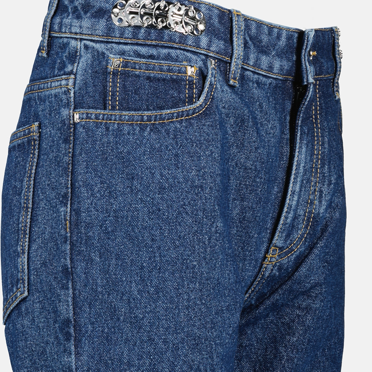 Pantalons Jean signature 1969 Rabanne Bleu Femme