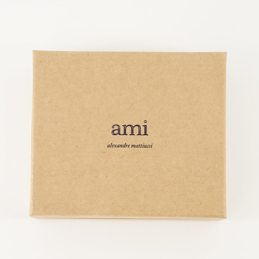 Petite maroquinerie Paris Card Holder Ami PARIS Bordeaux Unisexe