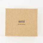 Petite maroquinerie Paris Card Holder Ami PARIS Bordeaux Unisexe