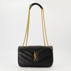 Sacs à main et épaule 루루 스몰 블랙 백 Saint Laurent Noir Femme
